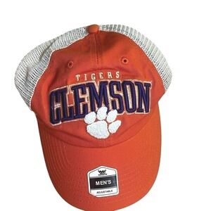 NCAA Fan Favorite Clemson Tigers Snapback Hat Cap Mens One Size Orange New